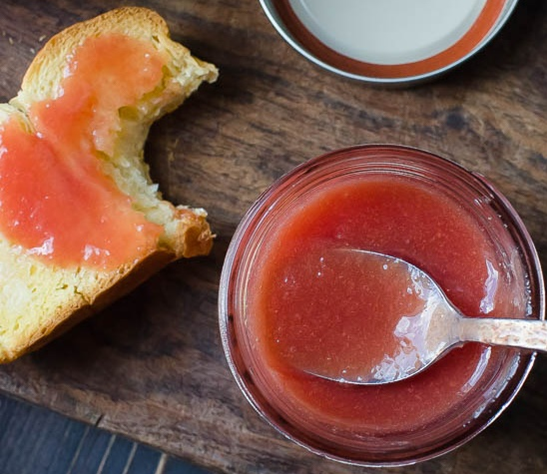 Homemade Pink Guava Jam