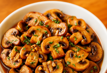 Garlic Butter Sautéed Mushrooms