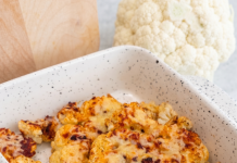 🌱Baked Cheesy Cauliflower 🧀